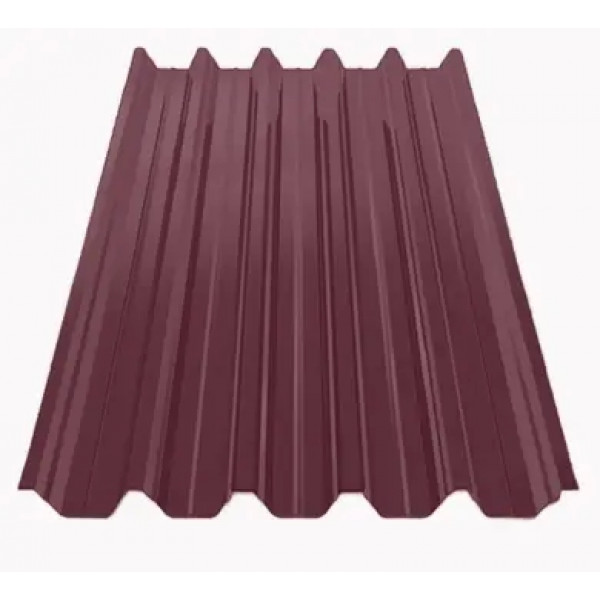 Профнастил Зартмет ПК-35 поліестер Китай 0.45 mm RAL 3005 Червоний