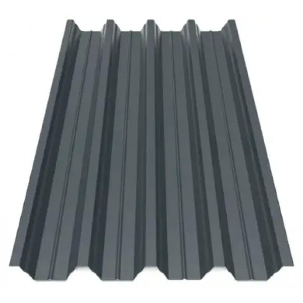 Профнастил Зартмет ПК-57 матполіестер UKR Metal Україна 0.42 mm RAL 7016 Графіт