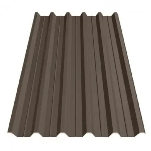 Профнастил Зартмет ПК-35 матполіестер USS Kosice Словаччина 0.45 mm RAL 8019 Коричневий