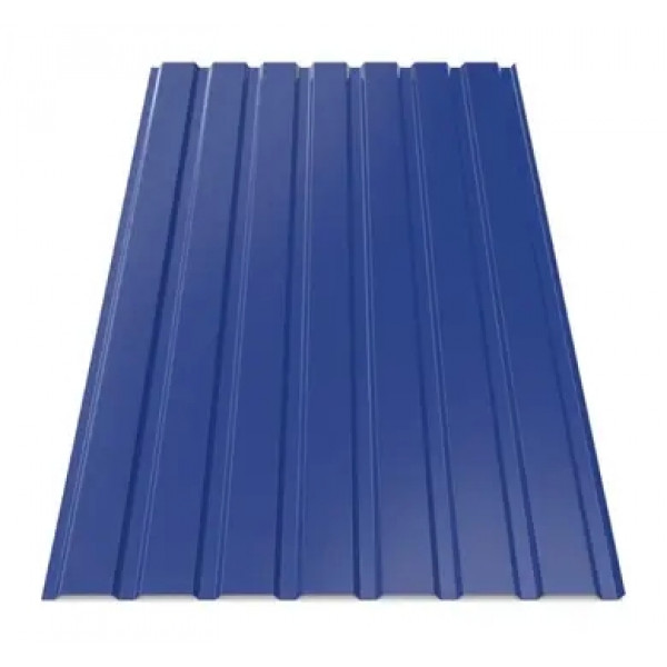 Профнастил Зартмет ПС-15/ПК-15 поліестер Dongbu Корея 0.45 mm RAL 5005 Синій